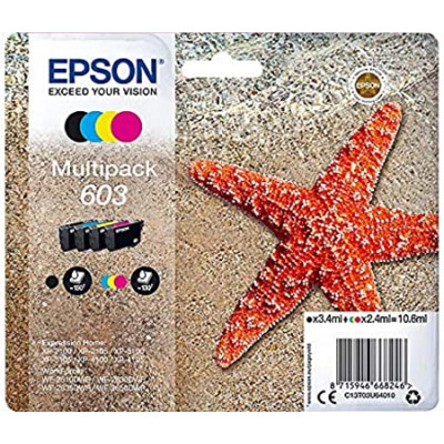 EPSON Multipack Cartuchos C13T03U54010 nº 603 (4 colores)